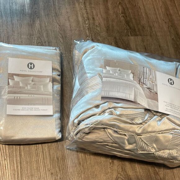 HOTEL COLLECTION
Structure Duvet Cover AND Pillow Sham . King - Picture 4 of 6